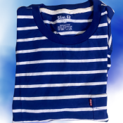 T-Shirt rayé Slim Fit - Unisexe