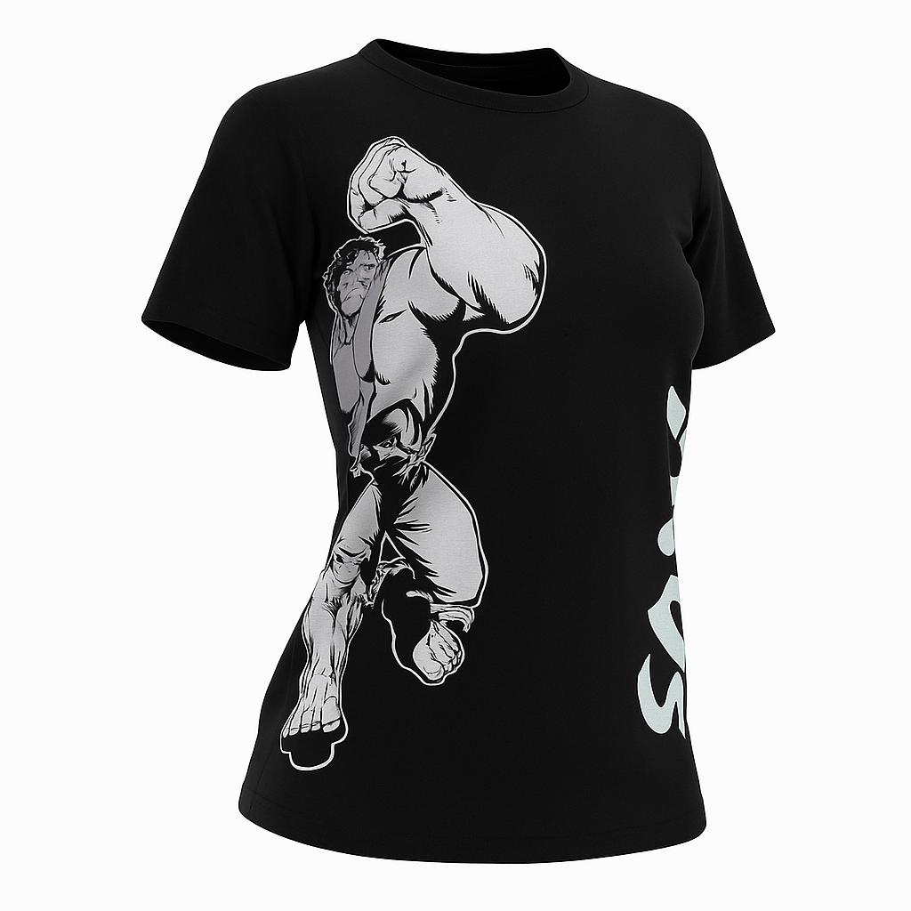 T-shirt tendance noir et blanc